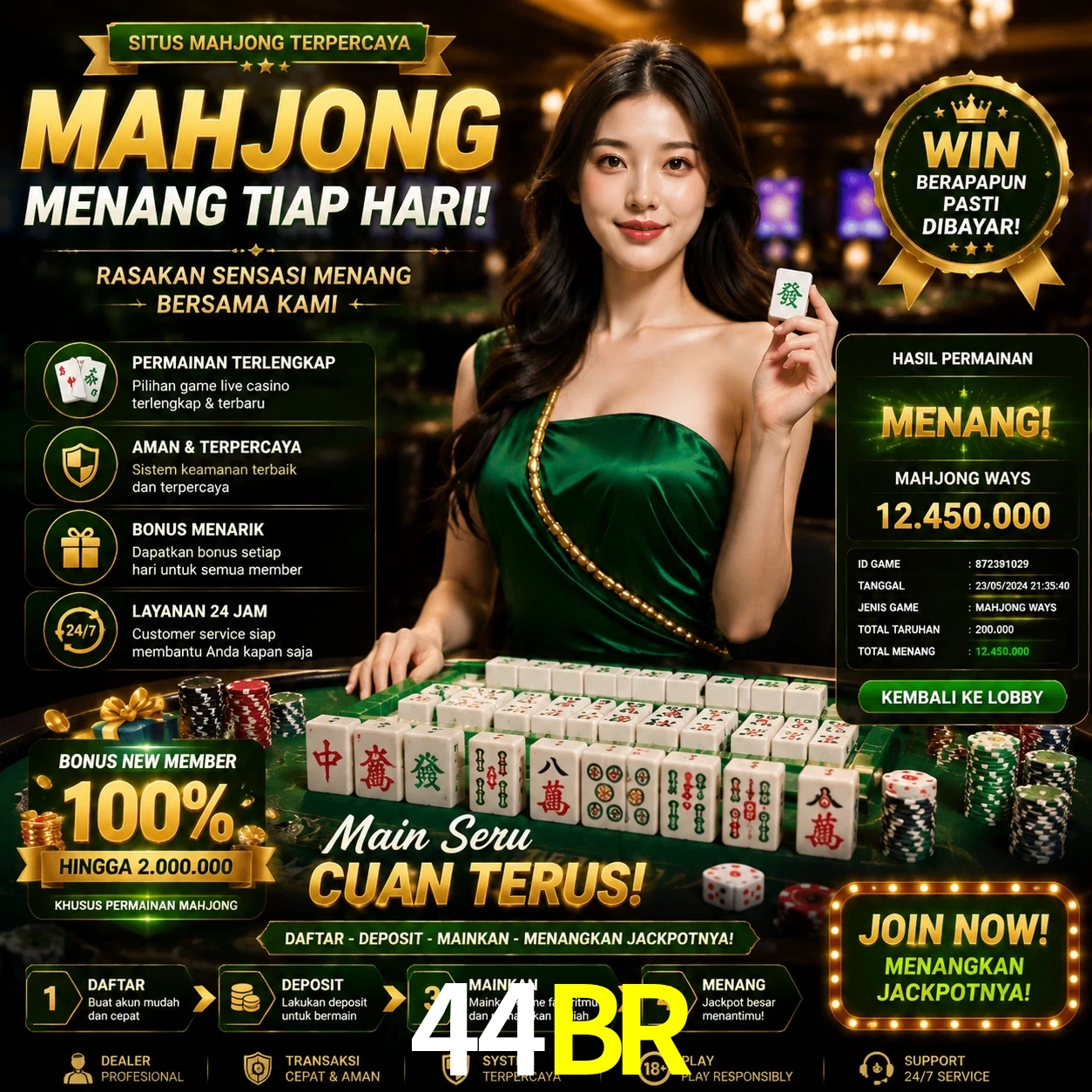 Cashback VIP 44BR - reembolso semanal